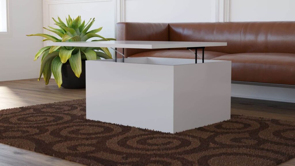 Lift top coffee table